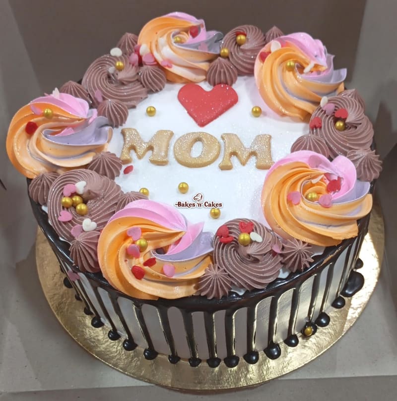 Mother's Day Theme Design Cake 001