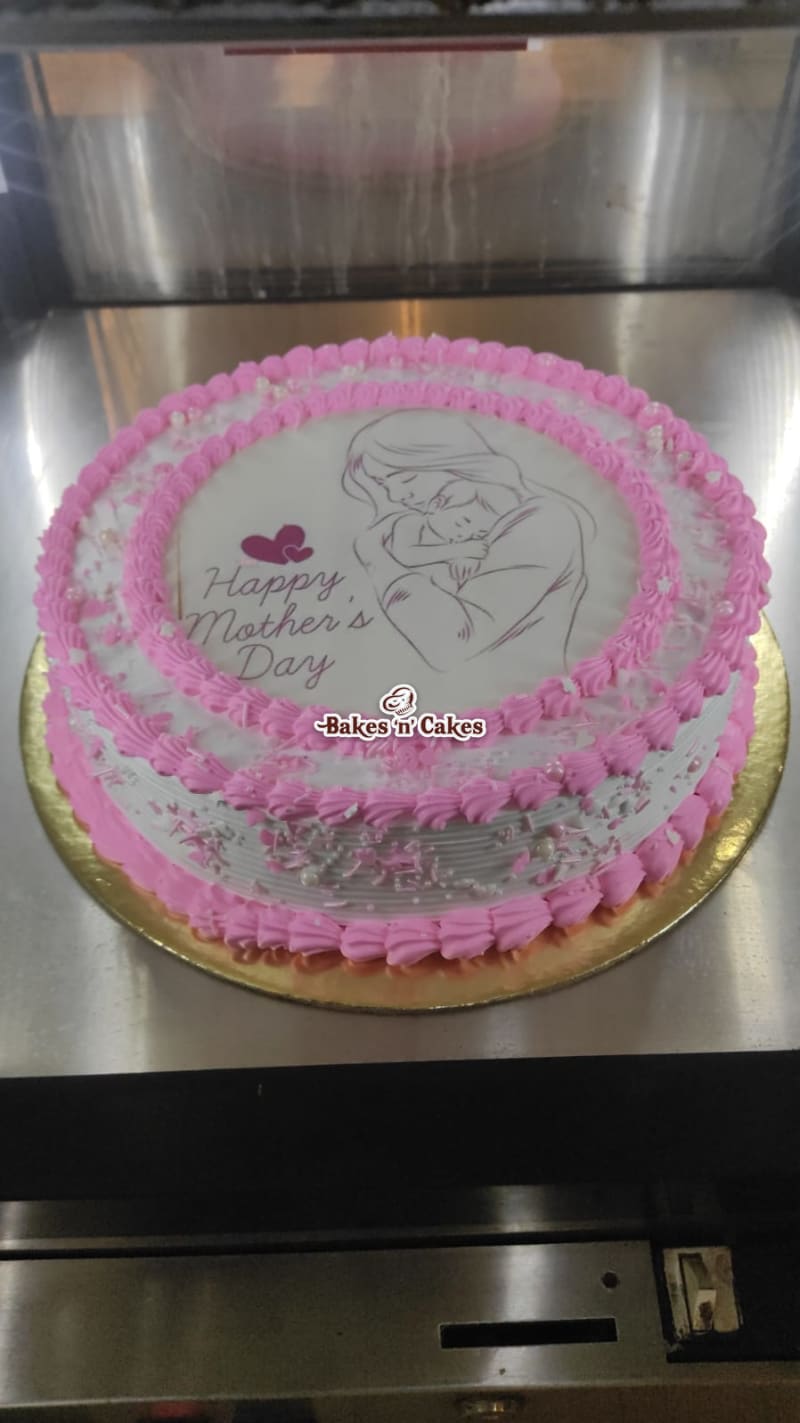 Mother's Day Theme Design Cake 007