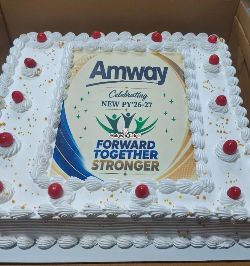 Corporate Logo Photo Cake