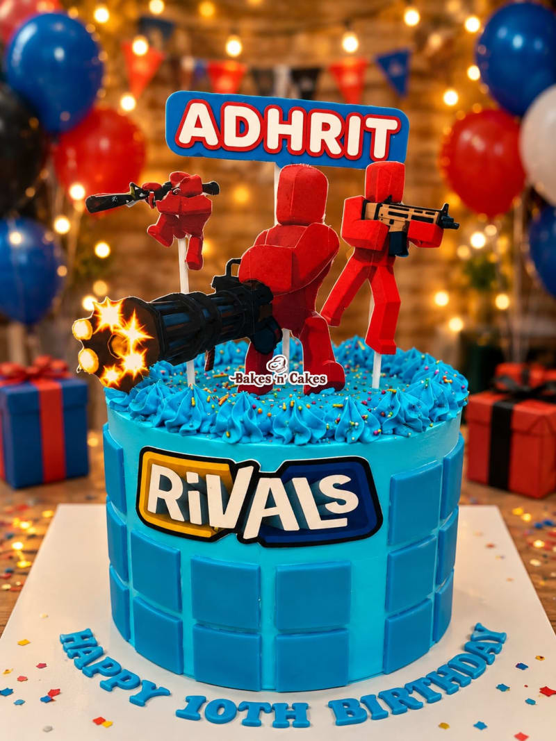 Roblox Rivals Theme Cake