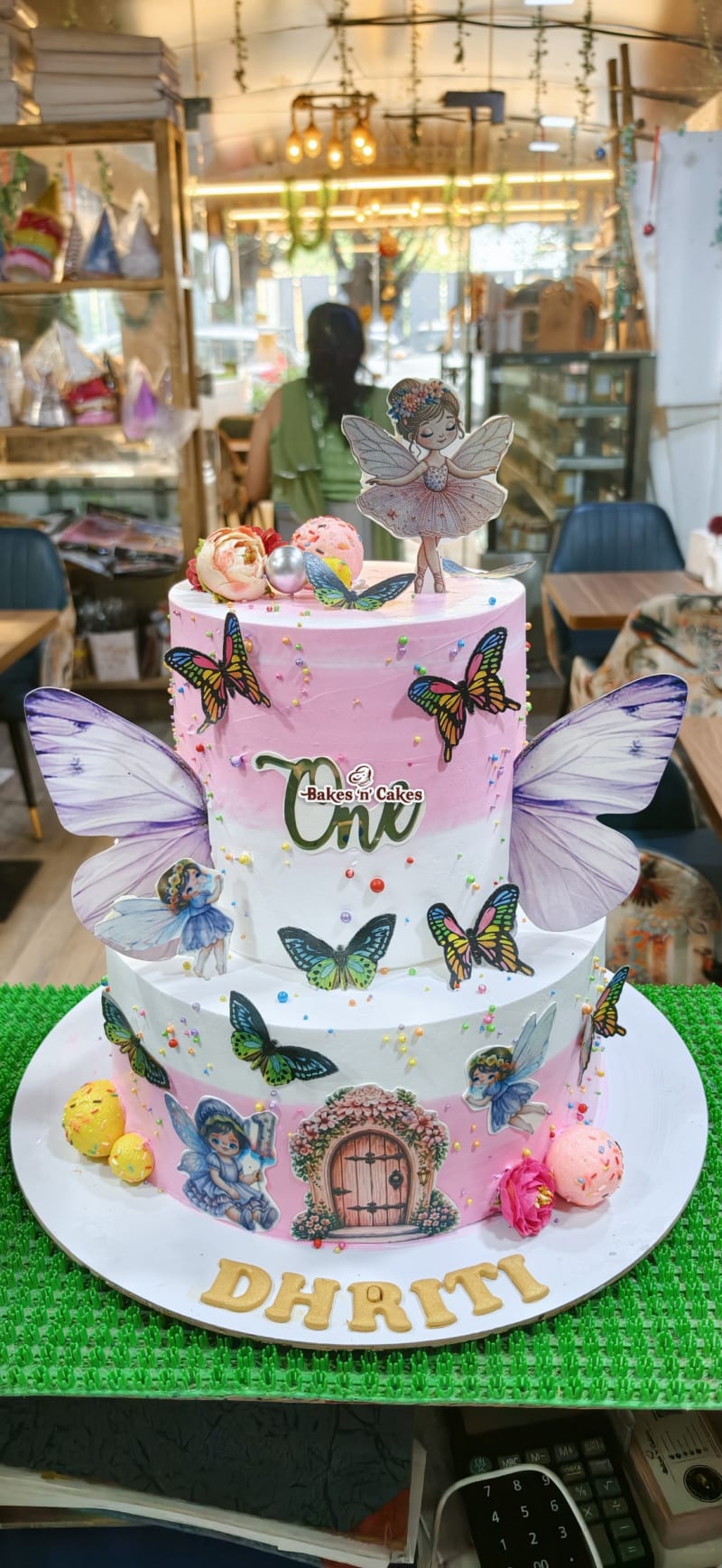 Fairy Garden Butterfly Cake