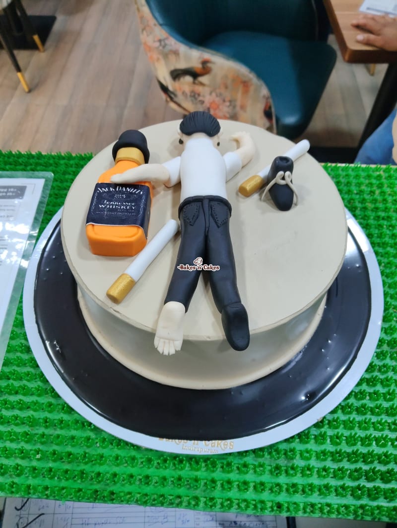 Passed-Out Party Man Cake
