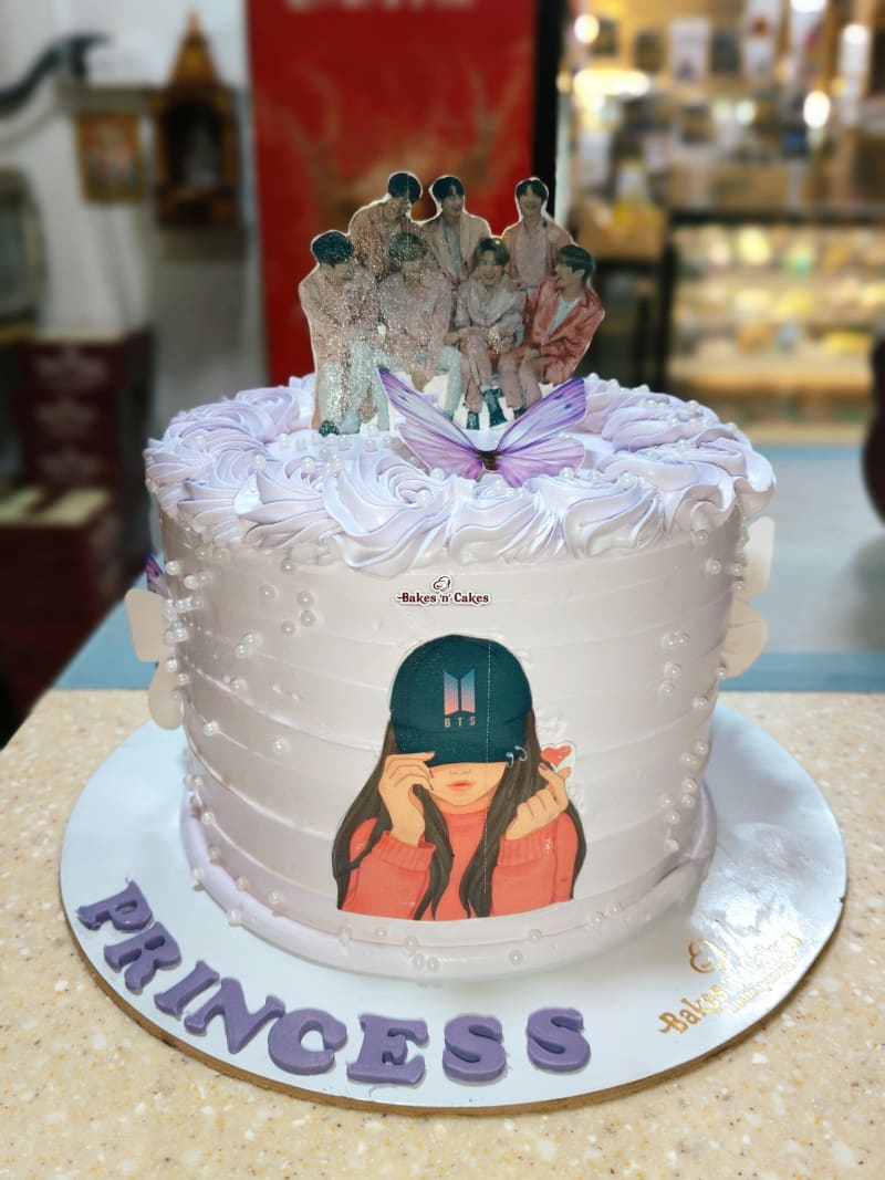 BTS K-Pop Army Cake