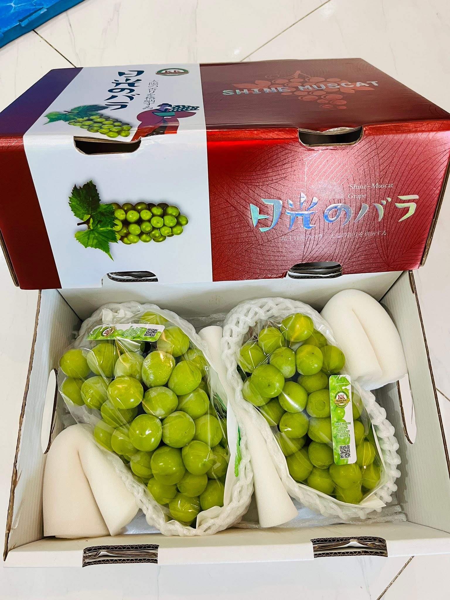 Hộp Quà Nho Sữa Xanh Cao Cấp