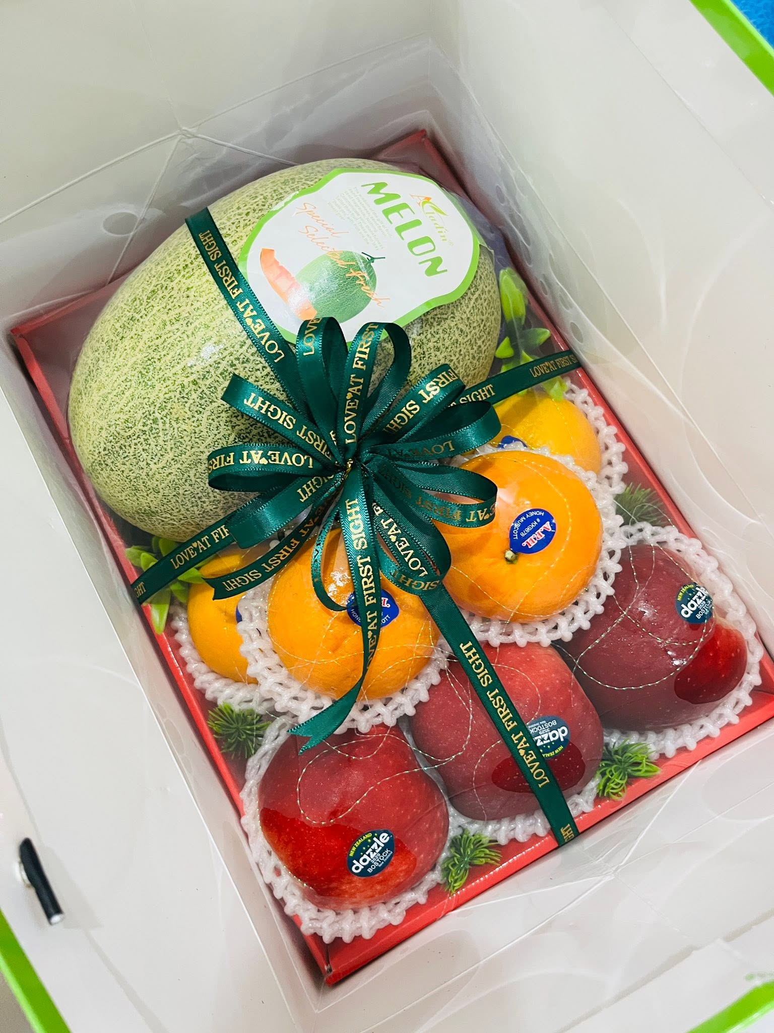 Set Quà Trái Cây Phúc Lộc – Dưa Lưới, Táo & Cam
