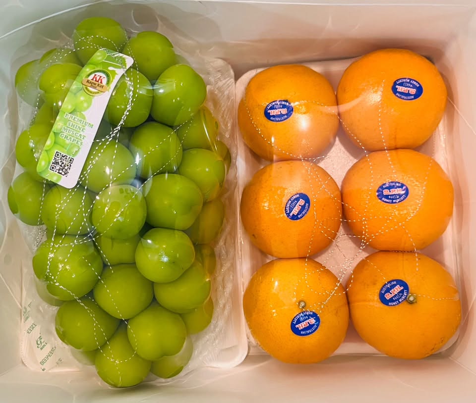 Set Quà Thanh Lộc – Nho Sữa & Cam Úc