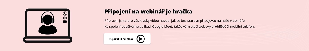 Připojit se na webinář je hračka
