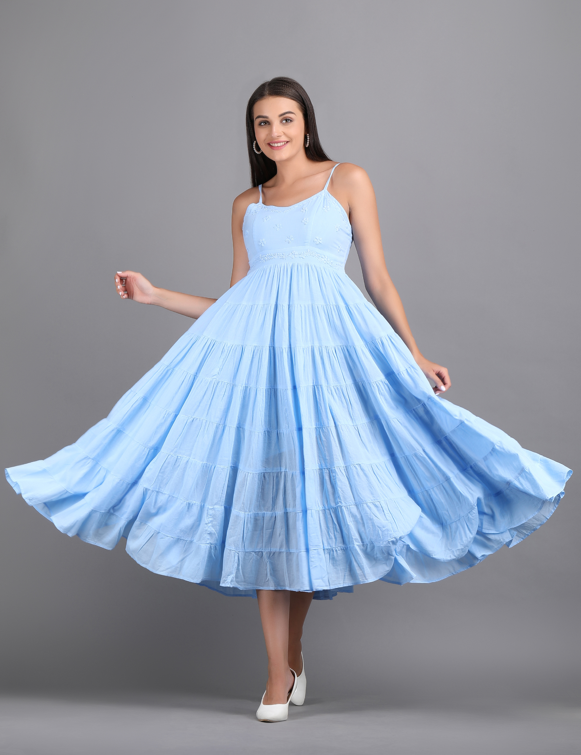 Anukriti Sky Bloom Dress