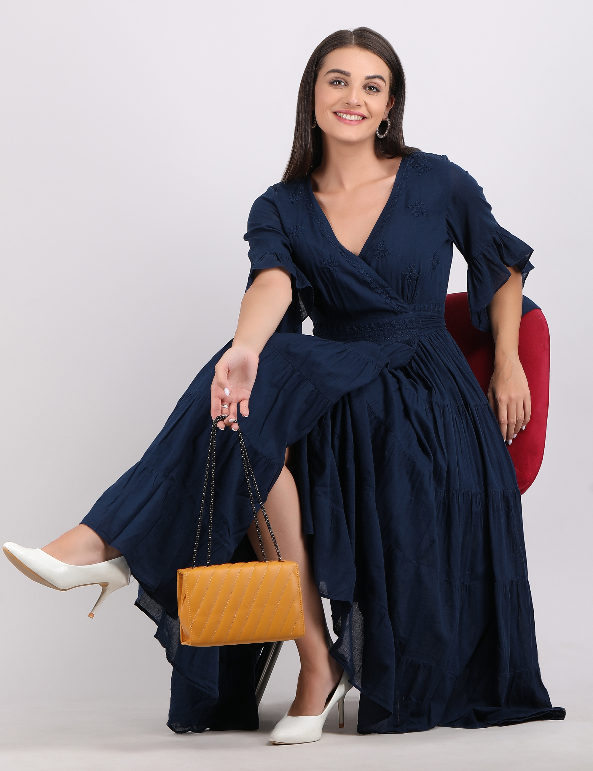 Nibha Midnight Bloom Dress