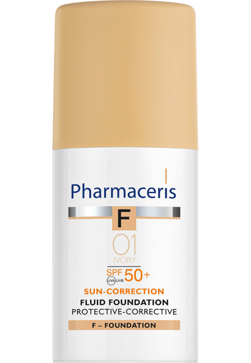 Pharmaceris Protective-Corrective Fluid Foundation SPF50+ IVORY 01 S4117