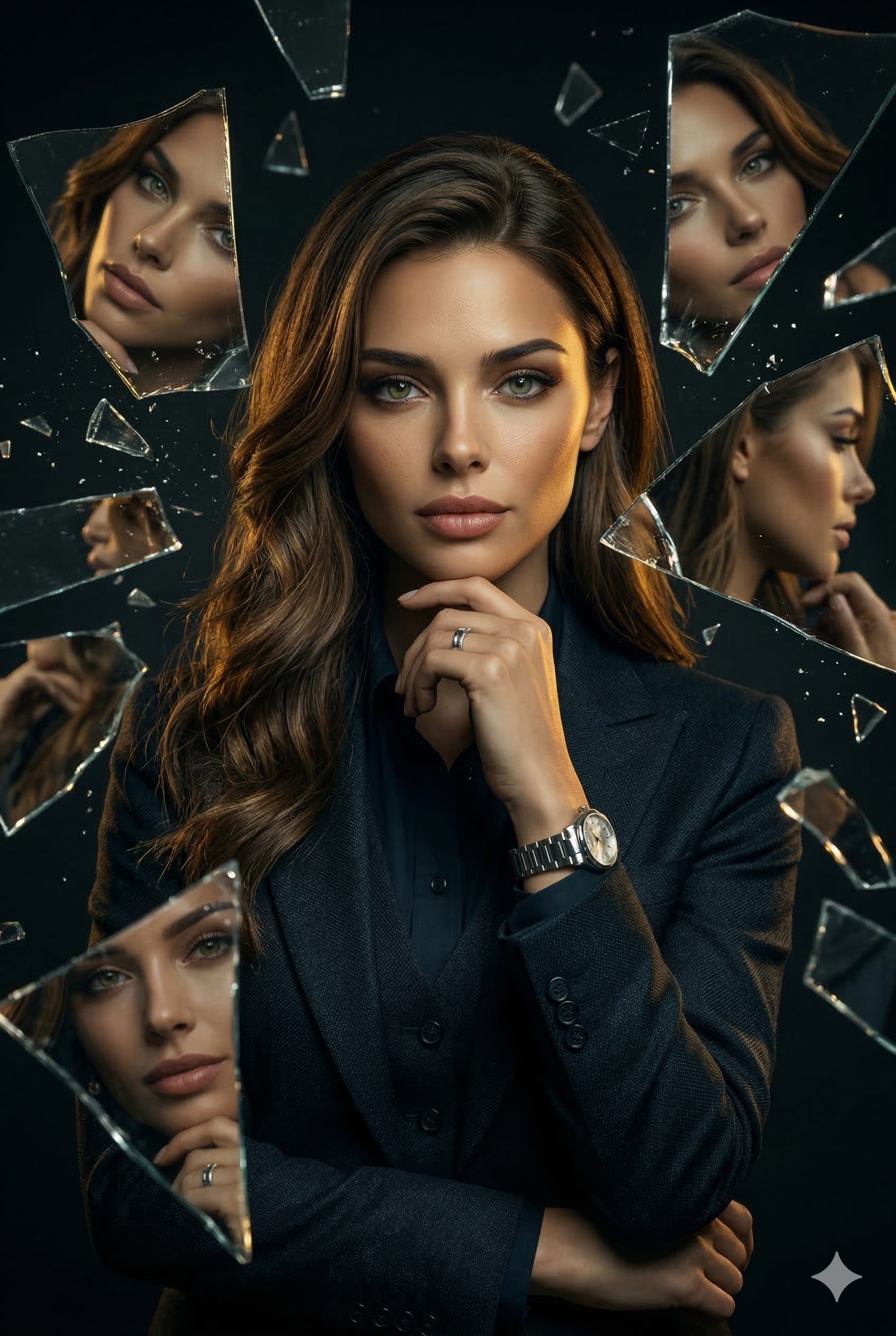 Shattered Mirror Portrait - version 2