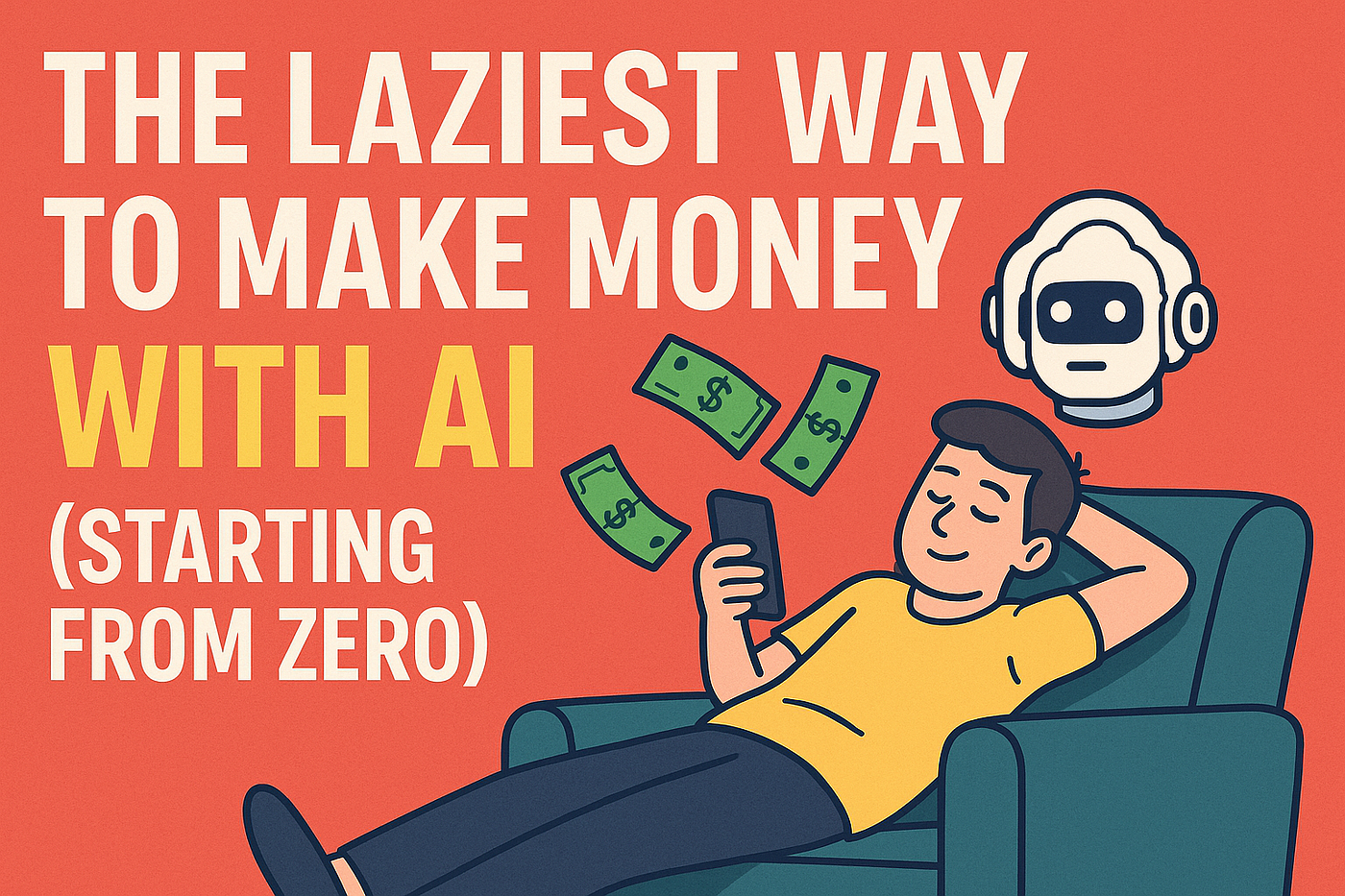 Laziest Ways To Make Money With AI