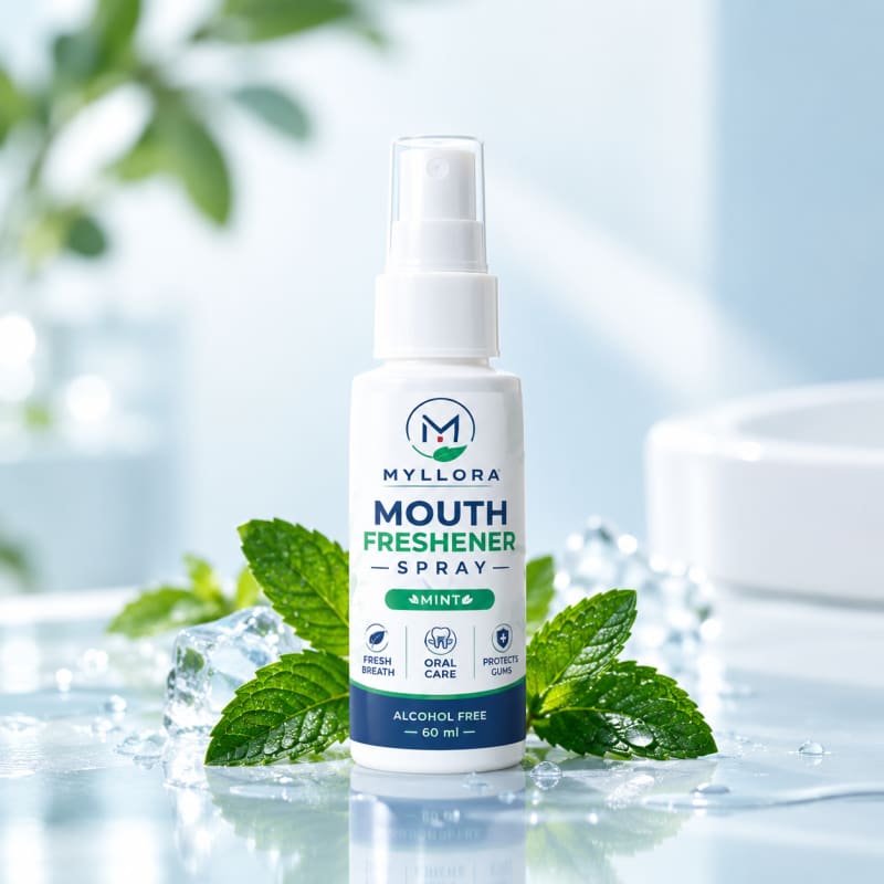 Multi-action refreshing breath spray (Protective care, gum-soothing & breath-purifying)