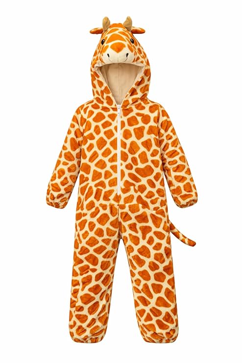 African Giraffe Animal Kids Fancy Dress Costume 4-5 years