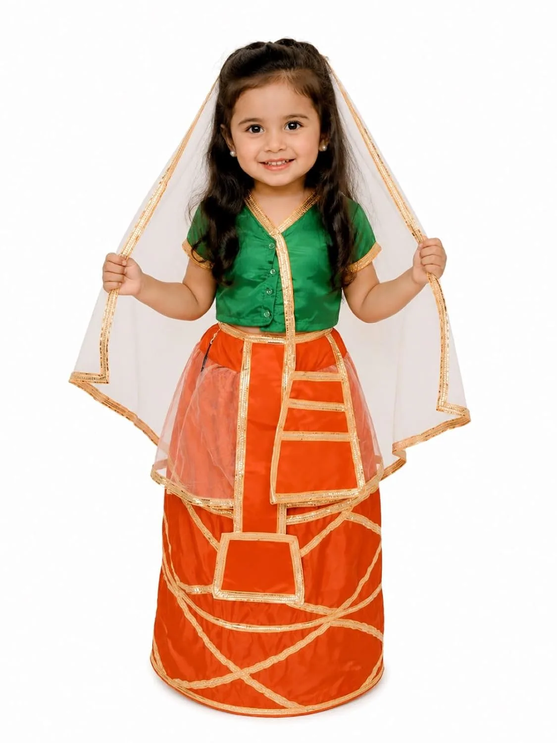 Manipuri Traditional Dress for Girls