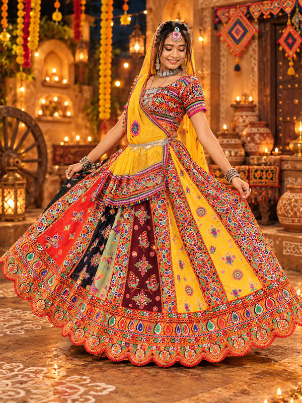 Choli Multi Color Heavy