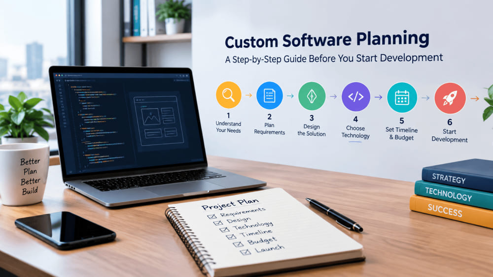 Custom Software Planning: A Step-by-Step Guide Before You Start Development