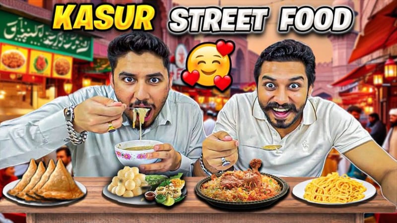 Creator interview YouTube thumbnail with bold name treatment