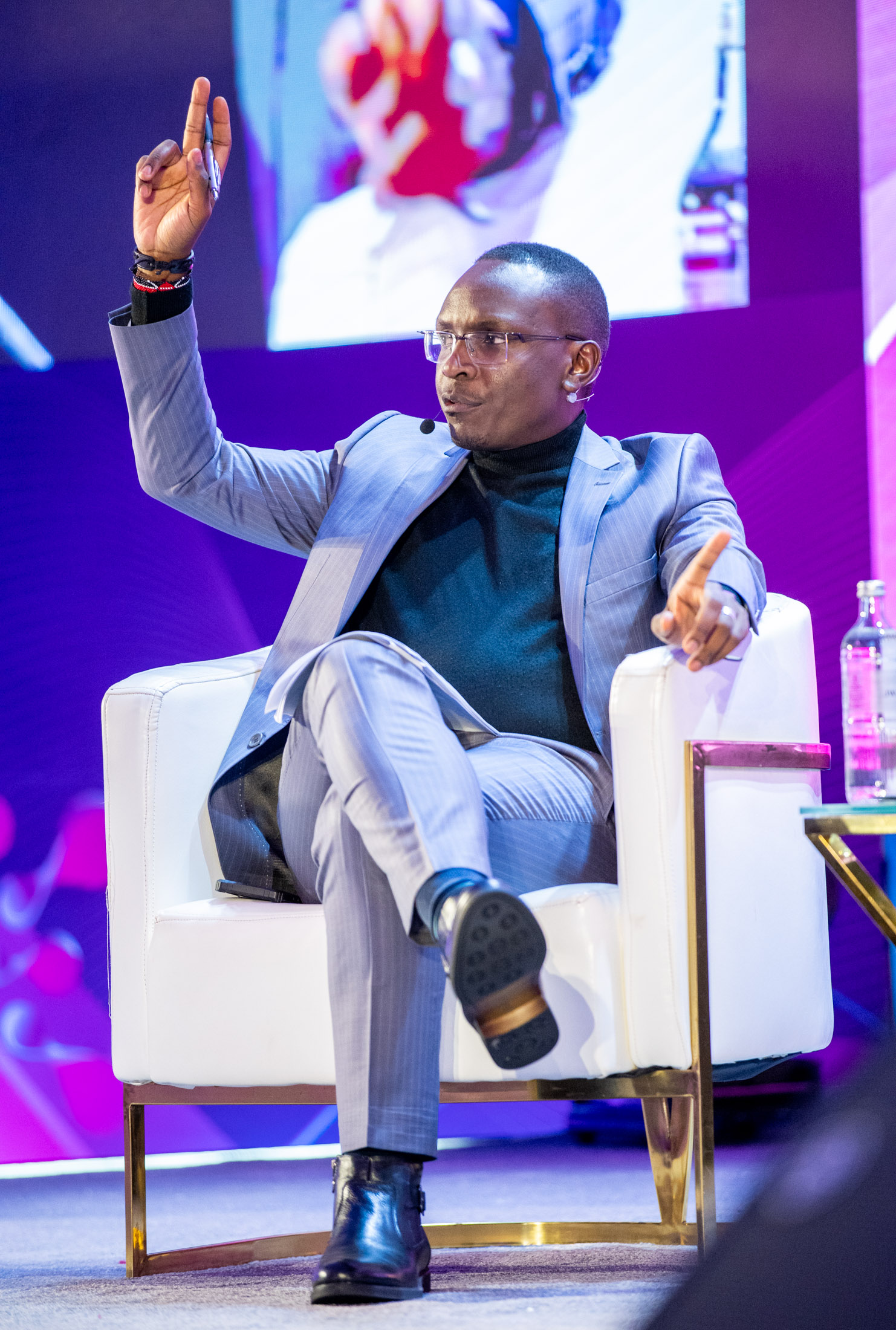 Julians Amboko at a business event