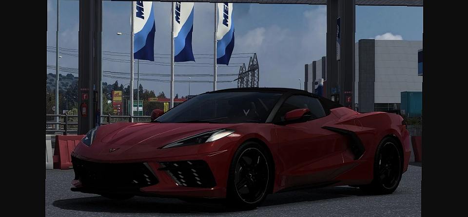МОД Chevrolet Corvette C8 v1.0 ДЛЯ EURO TRUCK SIMULATOR 2