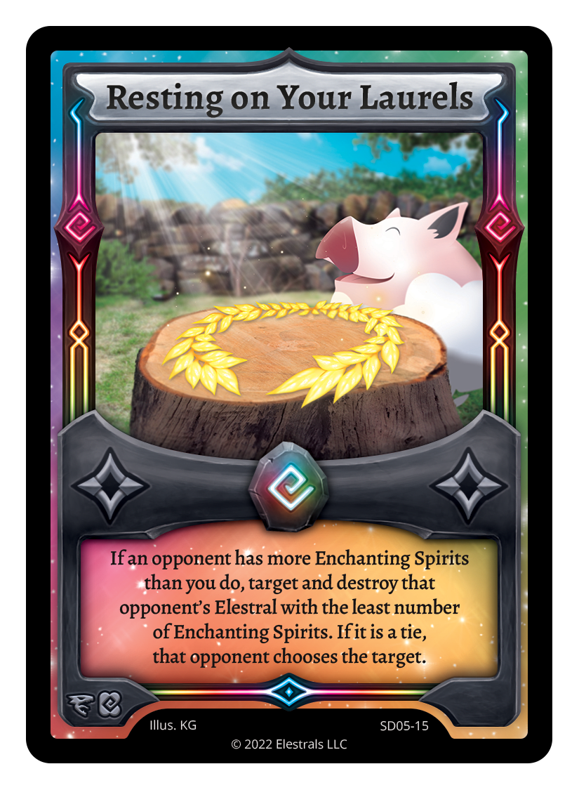 Resting on Your Laurels