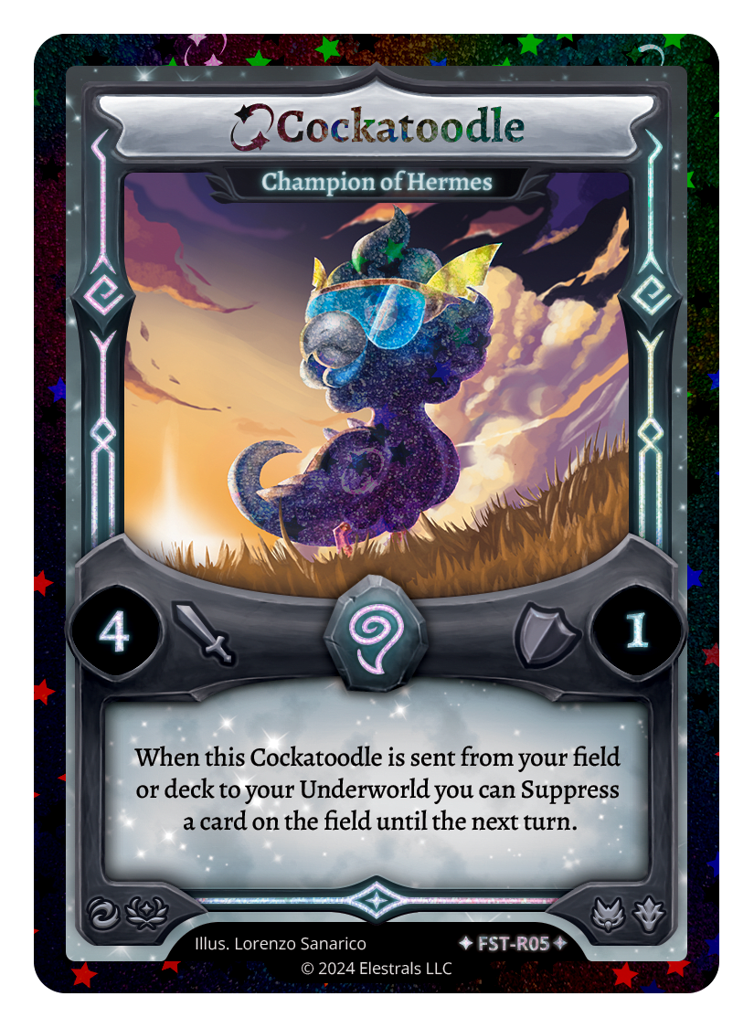 Cockatoodle - Champion of Hermes