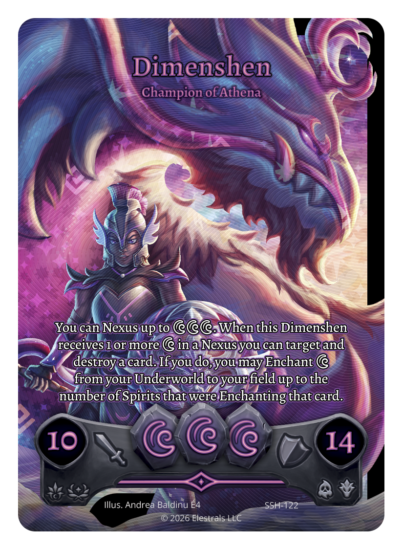 Dimenshen - Champion of Athena
