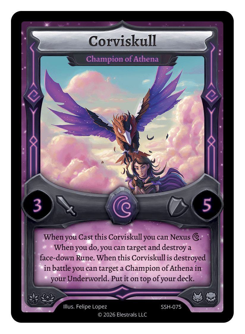 Corviskull - Champion of Athena