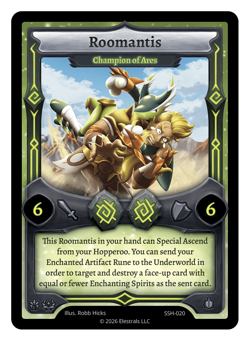 Roomantis - Champion of Ares