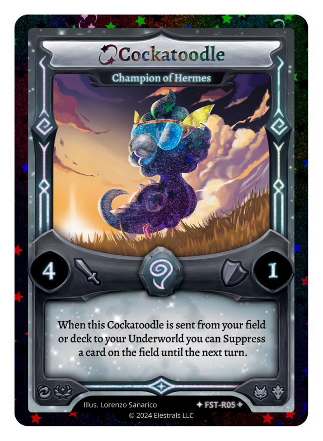 Cockatoodle - Champion of Hermes