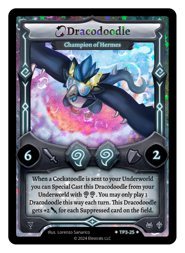 Dracodoodle - Champion of Hermes