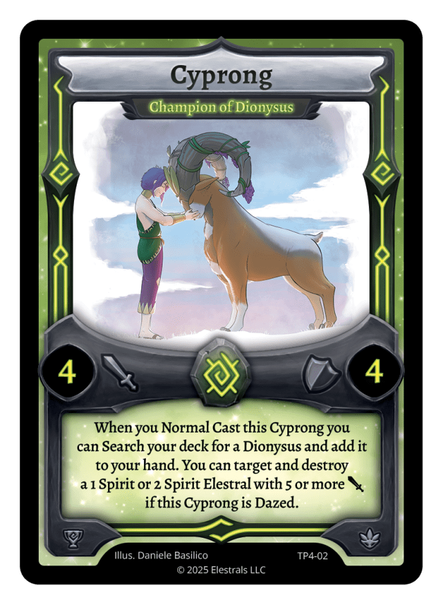 Cyprong - Champion of Dionysus