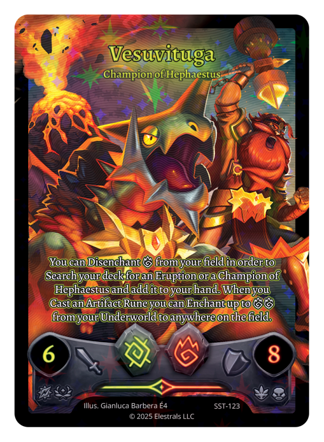 Vesuvituga - Champion of Hephaestus