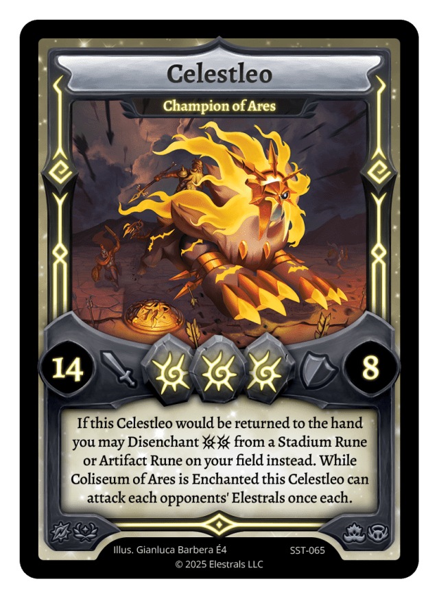 Celestleo - Champion of Ares