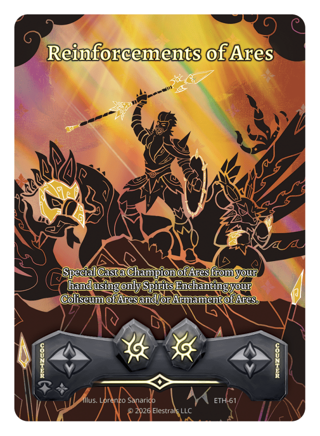 Reinforcements of Ares