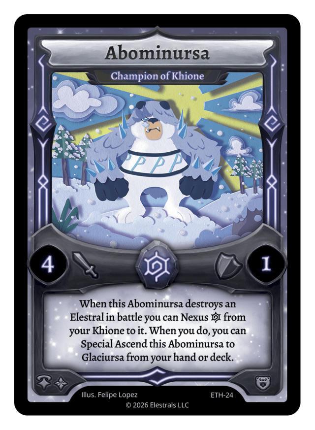 Abominursa - Champion of Khione