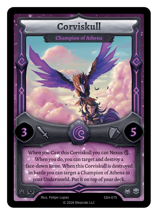 Corviskull - Champion of Athena