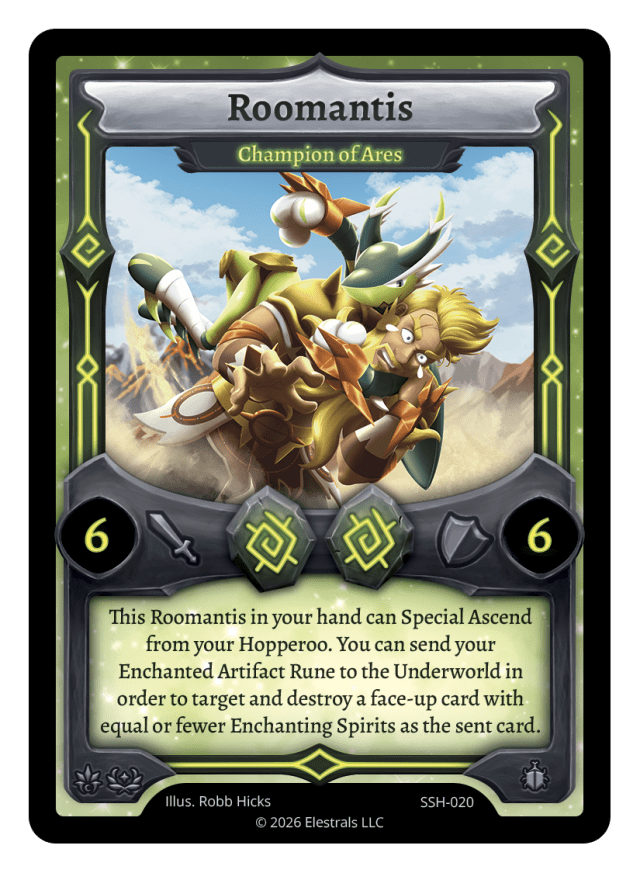 Roomantis - Champion of Ares