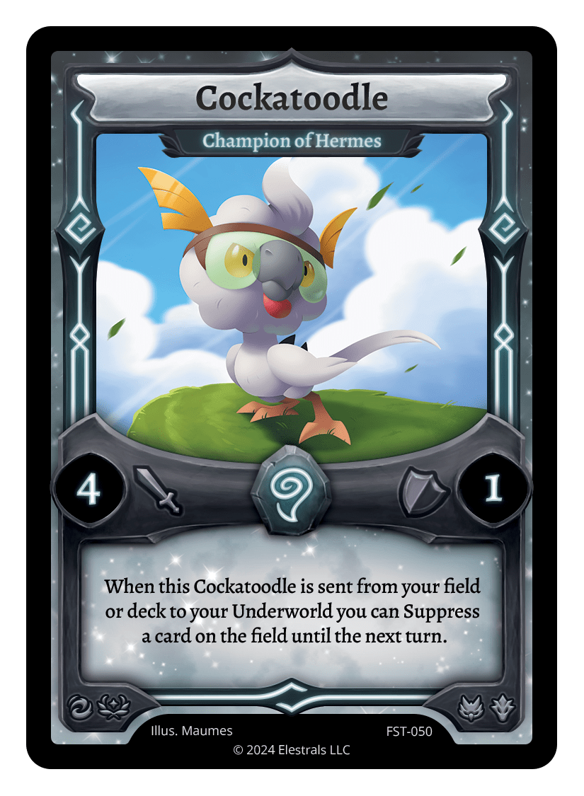 Cockatoodle - Champion of Hermes