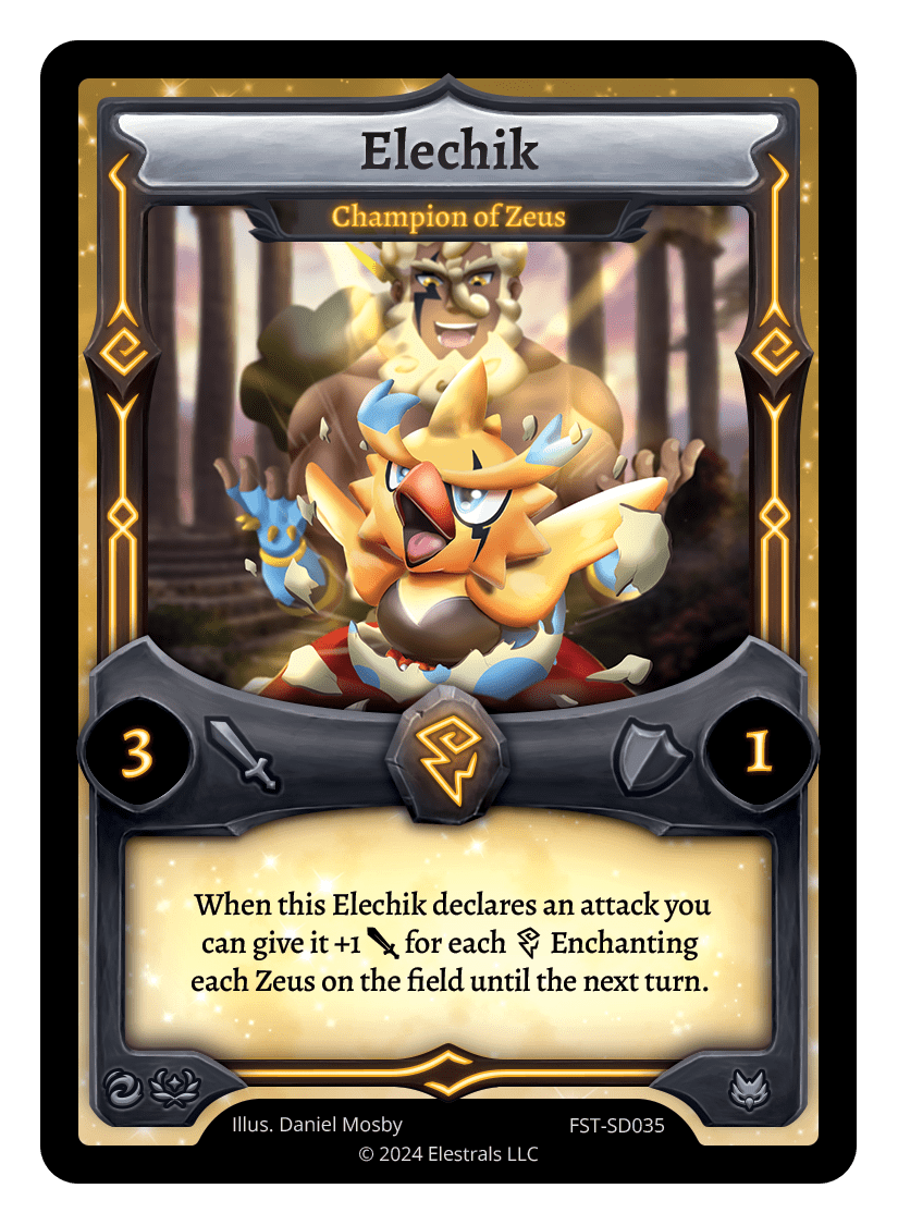 ELEKIBRUSH＋ Elechik - Champion of Zeus | Collect! Elestrals