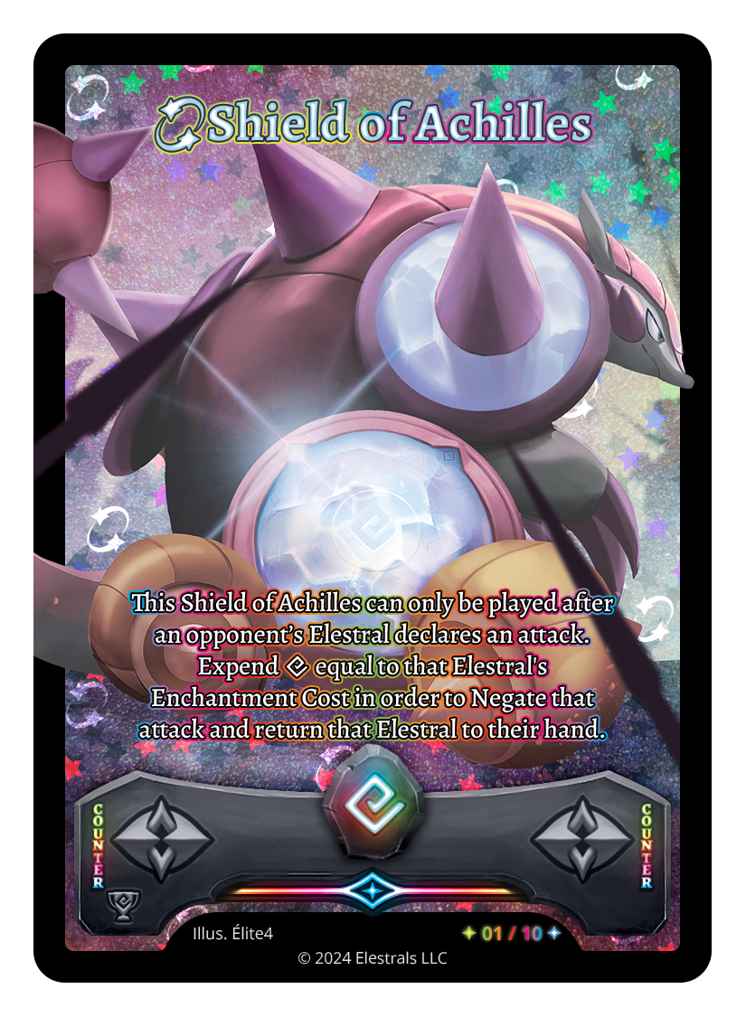 Shield of achilles collect elestrals