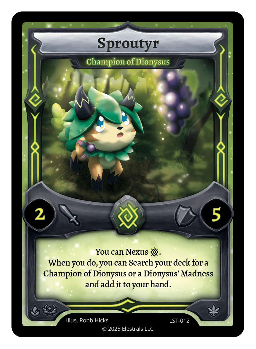 Sproutyr - Champion of Dionysus
