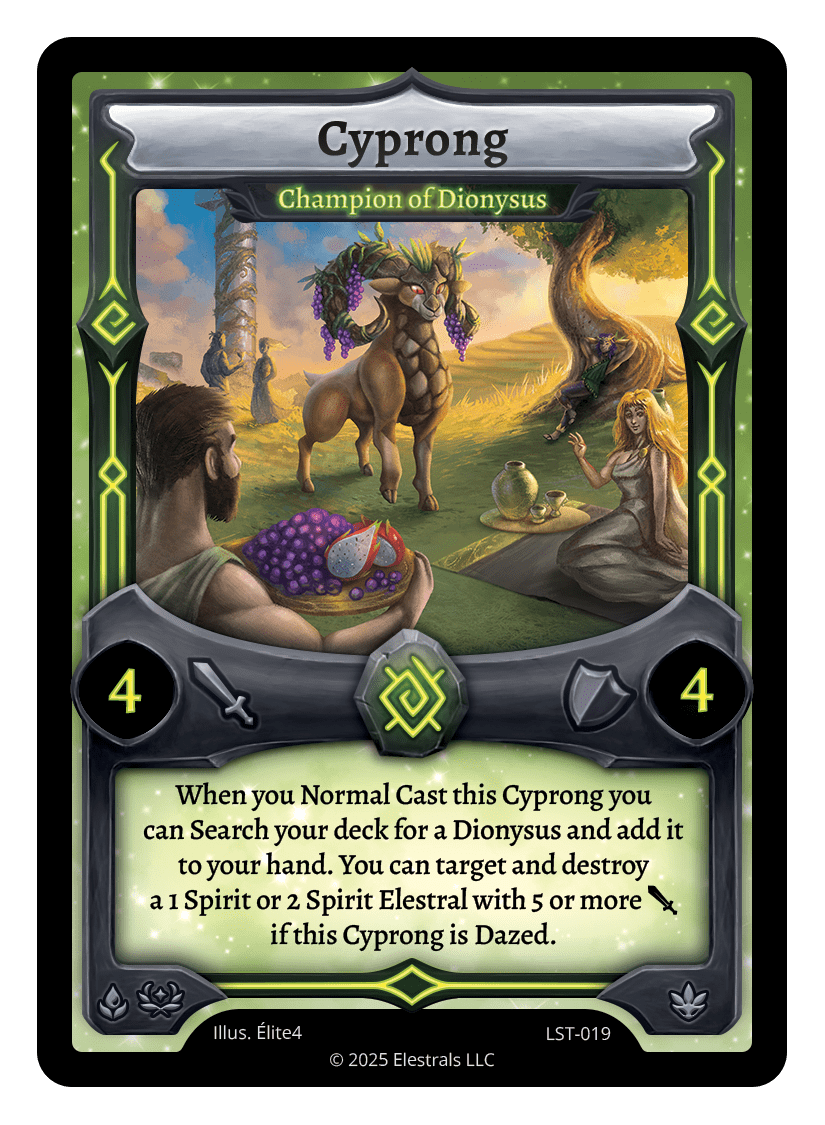 Cyprong - Champion of Dionysus