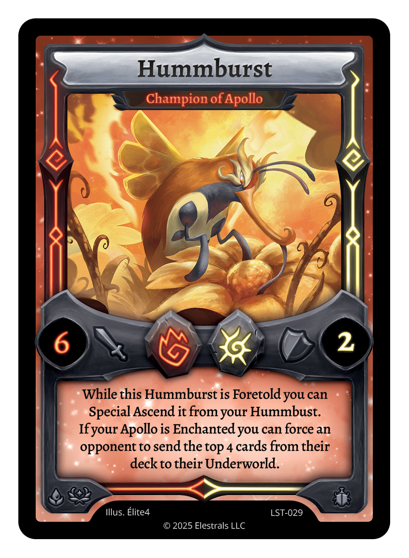 Hummburst - Champion of Apollo