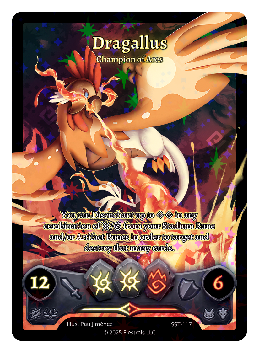 Dragallus - Champion of Ares | Collect! Elestrals