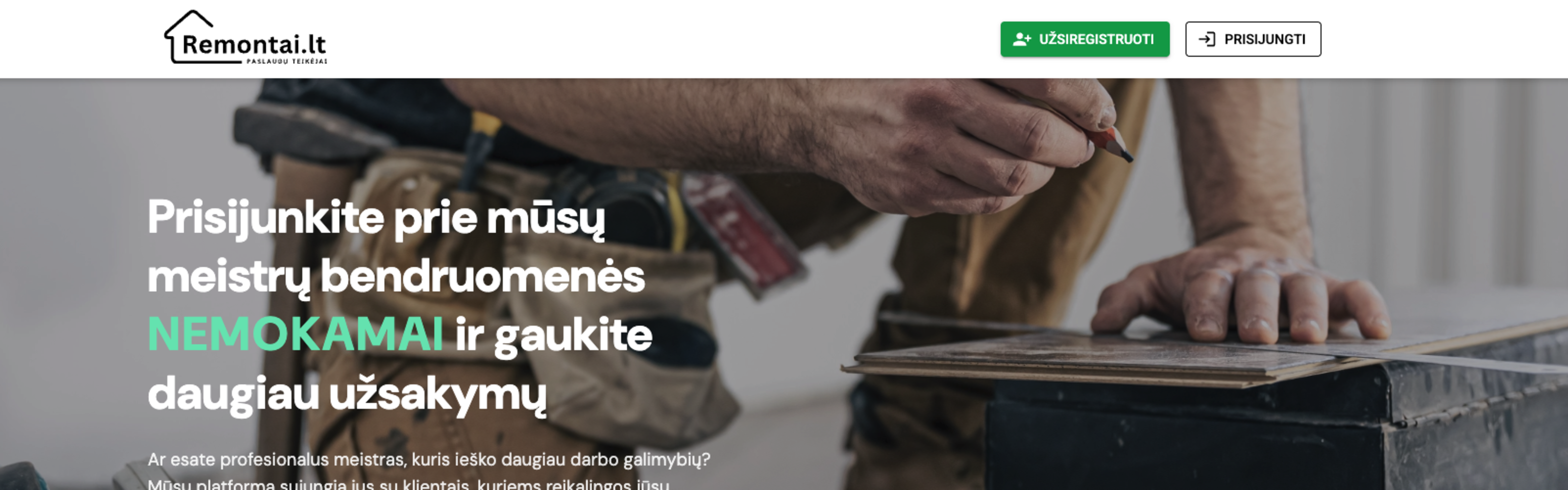 Remontai.lt projekto nuotrauka