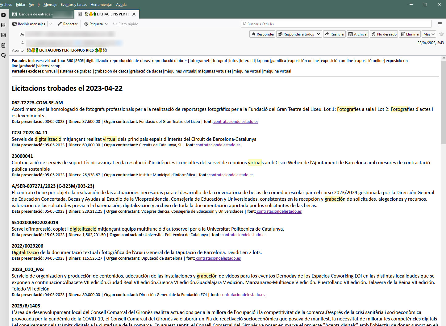 User specified image