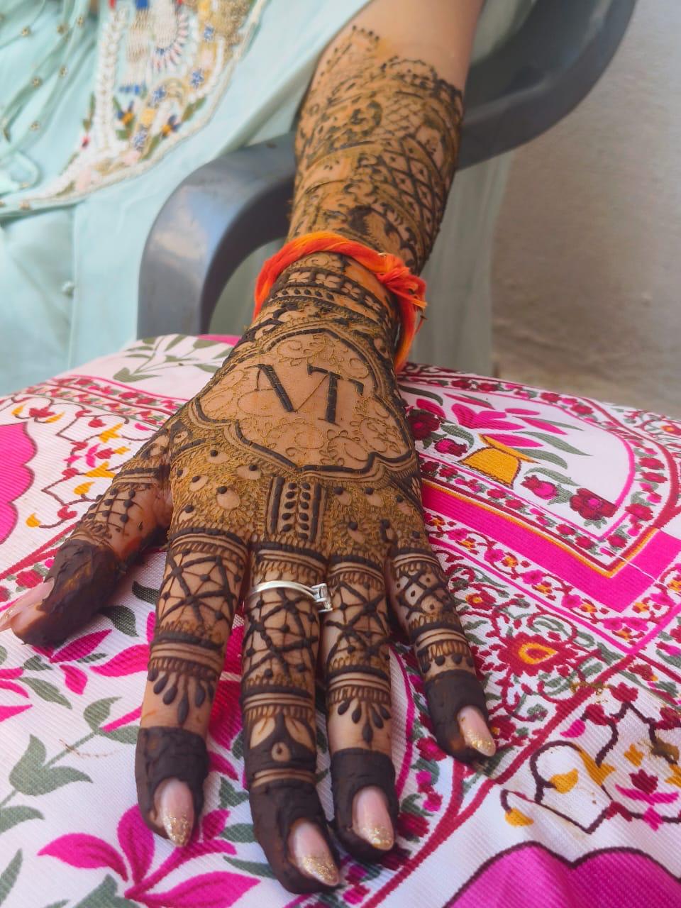 Bridal mehndi design