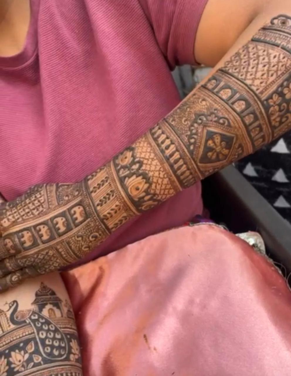 Bridal mehndi design