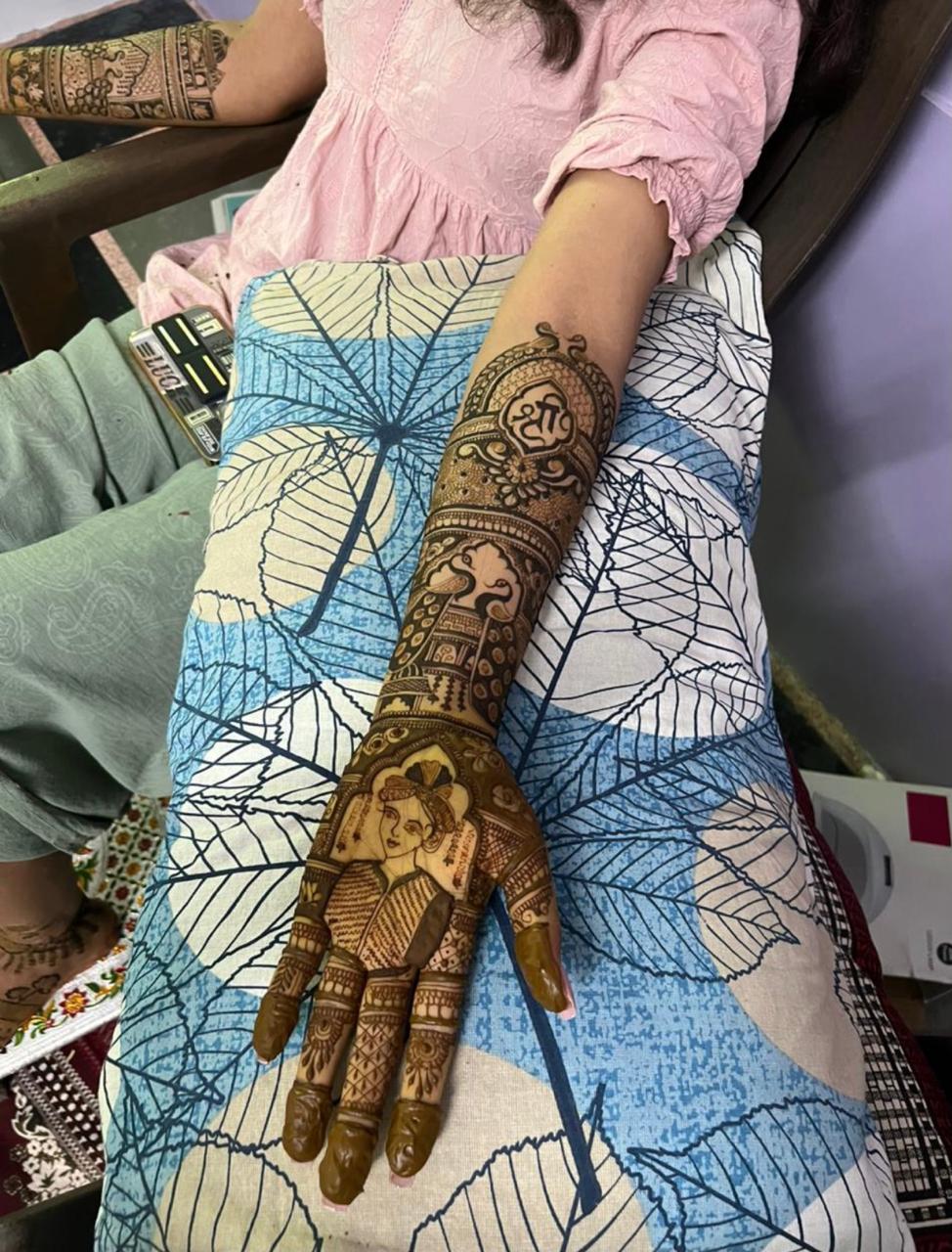 Bridal mehndi design